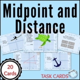 Midpoint and Distance Task Cards