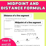 Midpoint and Distance Formula | Year 9 and 10 | Australian