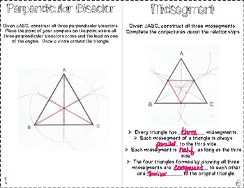 Midsegment & Perp Bisectors of Triangle-Constructions and Conjectures ...