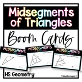 Midsegments of Triangles - Geometry Boom Cards