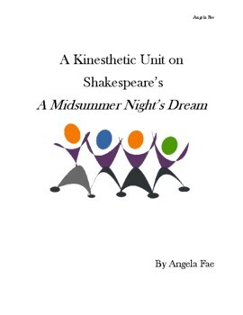 Preview of Midsummer Night's Dream - 8 Week - Kinesthetic Unit