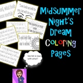 Midsummer Night's Dream Coloring Pages: Mini Posters Digit