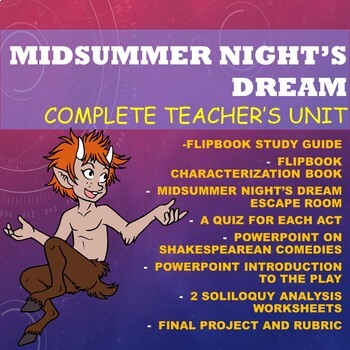 Preview of Midsummer Night's Dream Bundle: Complete Teaching Unit