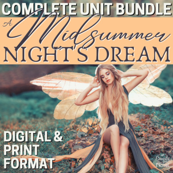 Preview of A Midsummer Night's Dream Play Study - 4-Week Teaching BUNDLE - Print & Digital