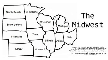 Preview of Midwest Geography Review Game