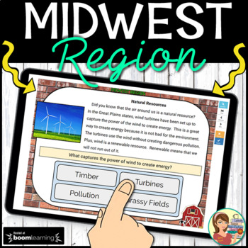 Preview of Midwest Region Digital Boom Cards