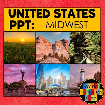 Preview of MIDWEST REGION OF THE US POWERPOINT PHOTOS ⭐ Midwestern States ⭐ Google Slides