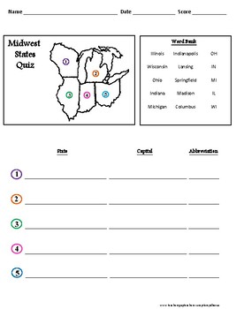 Midwest States Quiz By AllieRoo Teachers Pay Teachers   Original 3468380 2 