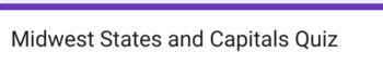 Midwest States And Capitals Quiz By Lydia Hays TPT   Original 8537301 1 