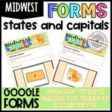 Midwest States and Capitals Quizzes