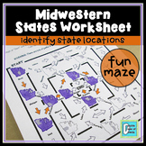 Midwestern States Worksheet