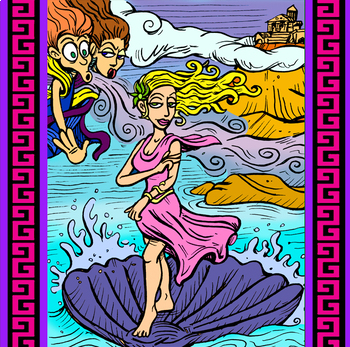 Preview of Mighty Aphrodite: A Greek Myth Mash-Up (Reader's Theater Script-Story)