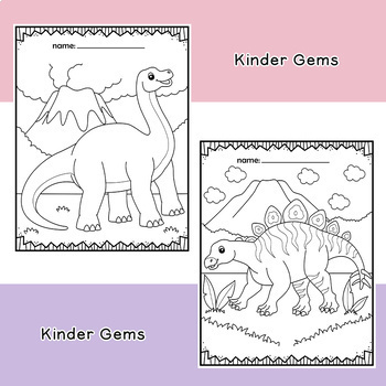 Kids Coloring Book Kit, Dinosaurs | Arteza