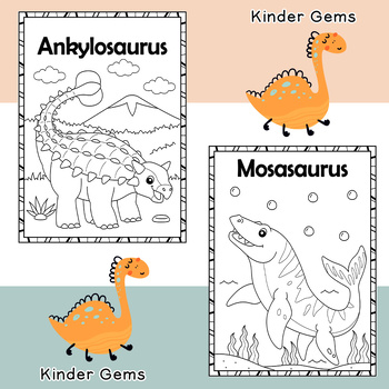 Mighty Dinosaurs Flash Cards | Coloring Pages | Dinosaurs Unit ...