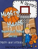 Mighty March Basketball Math and Literacy Centers (14 Centers!)