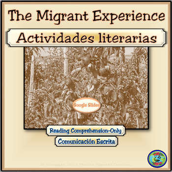 Preview of Migrant Experience Reading Comprehension-Only for Google Apps