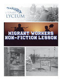 Migrant Workers Non-fiction Lesson for Of Mice and Men