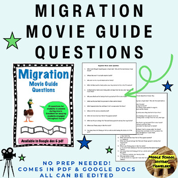 Preview of Migration Movie Guide Questions