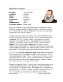 Miguel de Cervantes Biografía y Lectura de Don Quijote - S