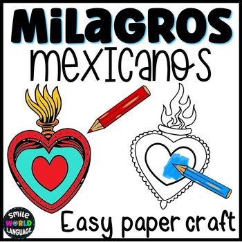 Preview of Milagros Artesanías Mexicanas Oaxaca Tin Hearts Mexican culture handcraft paper