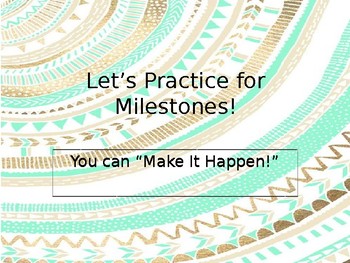 Preview of Milestones Constructed Response PowerPoint