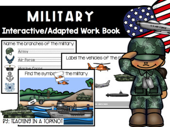 Preview of Military Adapted Work Book