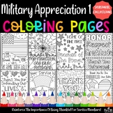 Military Appreciation 1 Coloring Pages / Commemorate Veter