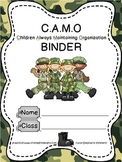 Military Camo {Army} Binder Cover