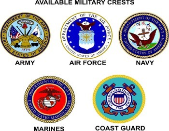 Military Crests by Shannon's School Shop | TPT