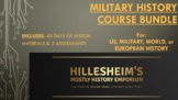 Military History Course Bundle