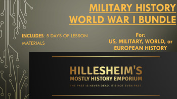 Preview of Military History World War I Bundle