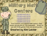 Military (Inspired) Math Centers CC Aligned
