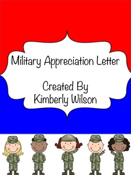 Preview of Military Letter of Appreciation Writing Prompt