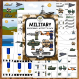 Preschool Military Math and Literacy Centers