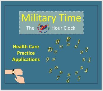 Preview of Military Time (The 24 Hour Clock): Health Care Practice Applications