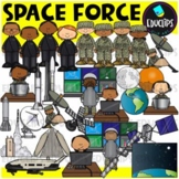Military in Space/Space Force Clip Art Set {Educlips Clipart}