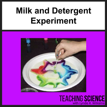 Preview of Milk, Detergent and Food Coloring Science Lesson