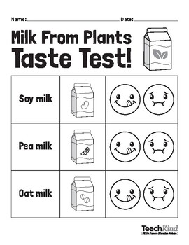 Preview of 'Milk From Plants!’ Taste Test for Young Learners