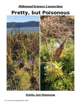 Preview of Milkweed (Jerry Spinelli) Science Connection- Pretty, but Poisonous