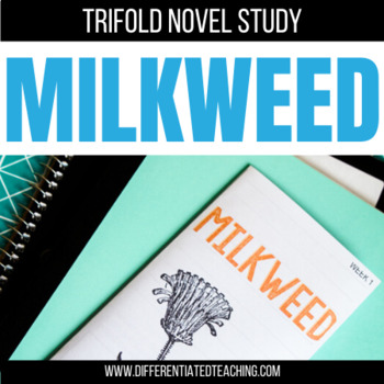 Preview of Milkweed by Jerry Spinelli Novel Study Unit