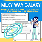 Milky Way Galaxy: Informational Science Passages, Workshee