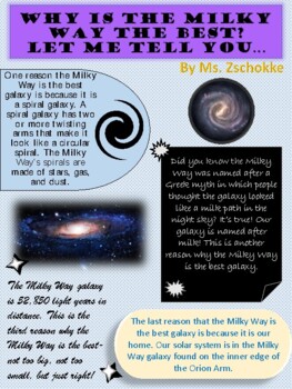 Preview of Milky Way Galaxy Opinion Advertisement