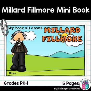 Preview of Millard Fillmore Mini Book for Early Readers: Presidents' Day