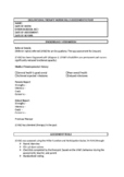 Miller Function and Participation Scales (M-FUN) Report Template