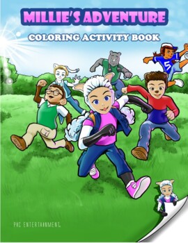 Preview of Millie's Adventure Coloring Character E Book