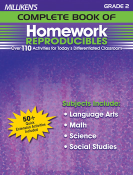 Preview of Milliken's Complete Book of Homework Reproducibles - Grade 2