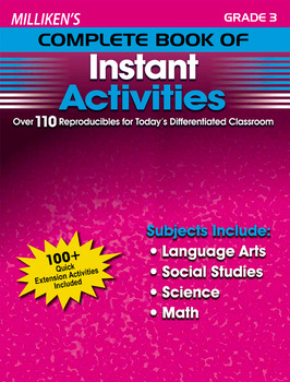 Preview of Milliken's Complete Book of Instant Activities - Grade 3