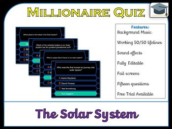 Preview of Millionaire Quiz! (Solar System Edition) *US, UK & AUS*