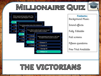 Preview of Millionaire Quiz! (Victorians Edition) *US, UK and AUS*