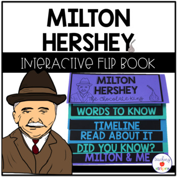 Preview of Milton Hershey Biography Flip Book and Interactive Notebook